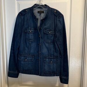 Talbots Deep Indigo Jean Jacket